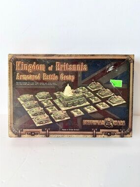 Vintage Sealed Dystopian Wars Kingdom of Britannia Armoured Battle Group Spartan